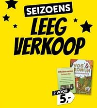 Seizoens leeg verkoop-Huismerk - Boekenvoordeel