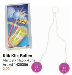 Klik klik ballen