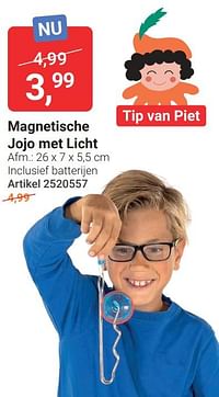 Magnetische jojo met licht-Johntoy