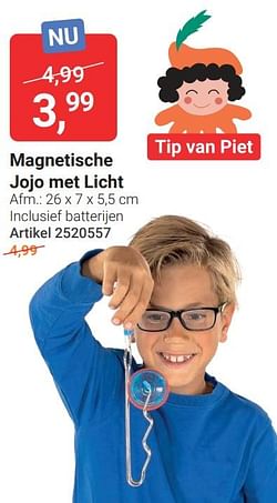 Magnetische jojo met licht