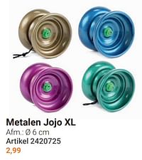 Metalen jojo xl-Toi Toys