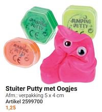 Stuiter putty met oogjes-Rarewaves