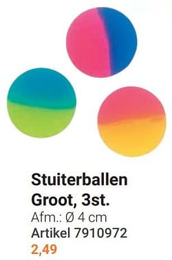 Stuiterballen groot