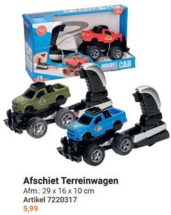 Afschiet terreinwagen