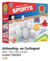 Airbowling- en curlingset-Huismerk - Lobbes