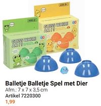 Balletje balletje spel met dier-Huismerk - Lobbes