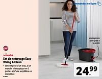 Promotions Set de nettoyage easy wring + clean - Vileda - Valide de 18/09/2024 à 24/09/2024 chez Lidl