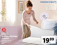 Promotions Surmatelas électrique chauffant - SilverCrest - Valide de 18/09/2024 à 24/09/2024 chez Lidl