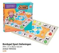 Bordspel sport oefeningen-Huismerk - Lobbes