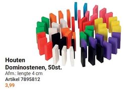 Houten dominostenen