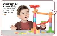 Knikkerbaan met domino-Huismerk - Lobbes