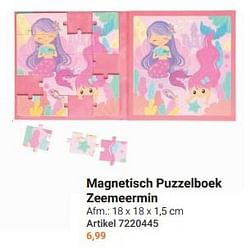 Magnetisch puzzelboek zeemeermin