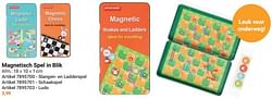 Magnetisch spel in blik