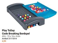 Play today code breaking bordspel-Huismerk - Lobbes