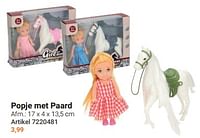 Popje met paard-Huismerk - Lobbes