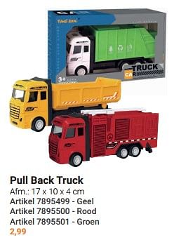 Pull back truck