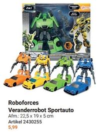 Roboforces veranderrobot sportauto-Toi Toys