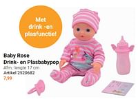 Baby rose drink- en plasbabypop-Baby Rose