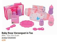 Baby rose verzorgset in tas-Baby Rose