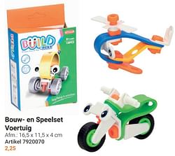 Bouw- en speelset voertuig