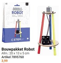 Bouwpakket robot-Huismerk - Lobbes