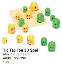 Tic tac toe 3d spel-Huismerk - Lobbes