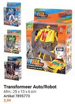 Transformeer auto-robot