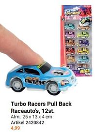 Turbo racers pull back raceauto’s-Toi Toys