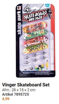 Vinger skateboard set-Huismerk - Lobbes