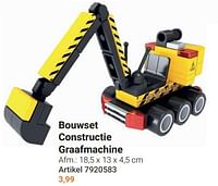 Bouwset constructie graafmachine-Huismerk - Lobbes