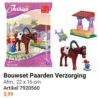 Bouwset paarden verzorging-Huismerk - Lobbes