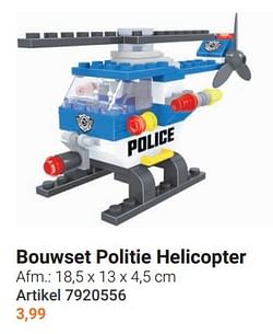 Bouwset politie helicopter