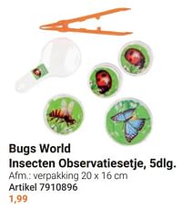 Bugs world insecten observatiesetje-Bugs World