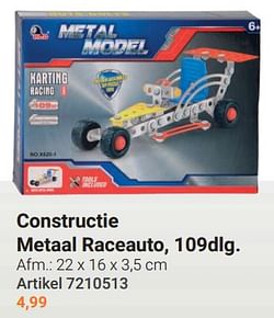 Constructie metaal raceauto