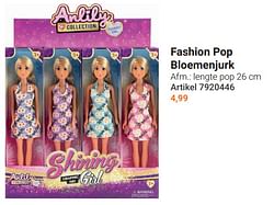 Fashion pop bloemenjurk