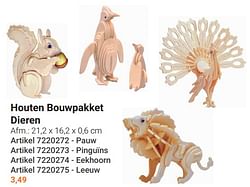 Houten bouwpakket dieren