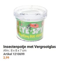 Insectenpotje met vergrootglas-Huismerk - Lobbes