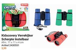 Kidscovery verrekijker scherpte instelbaar