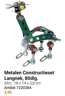 Metalen constructieset langnek