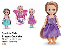 Sparkle girlz prinses cupcake