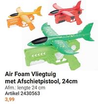 Air foam vliegtuig met afschietpistool-Huismerk - Lobbes