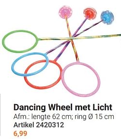 Dancing wheel met licht