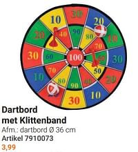 Dartbord met klittenband-Huismerk - Lobbes