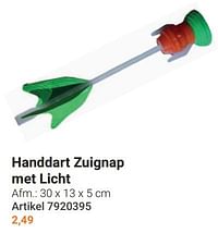 Handdart zuignap met licht-Huismerk - Lobbes