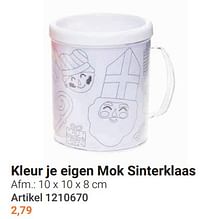 Kleur je eigen mok sinterklaas-Huismerk - Lobbes