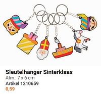 Sleutelhanger sinterklaas-Huismerk - Lobbes