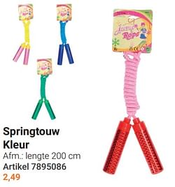 Springtouw kleur