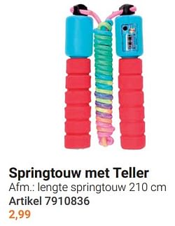 Springtouw met teller