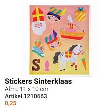 Stickers sinterklaas-Huismerk - Lobbes