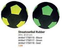 Straatvoetbal rubber-Huismerk - Lobbes